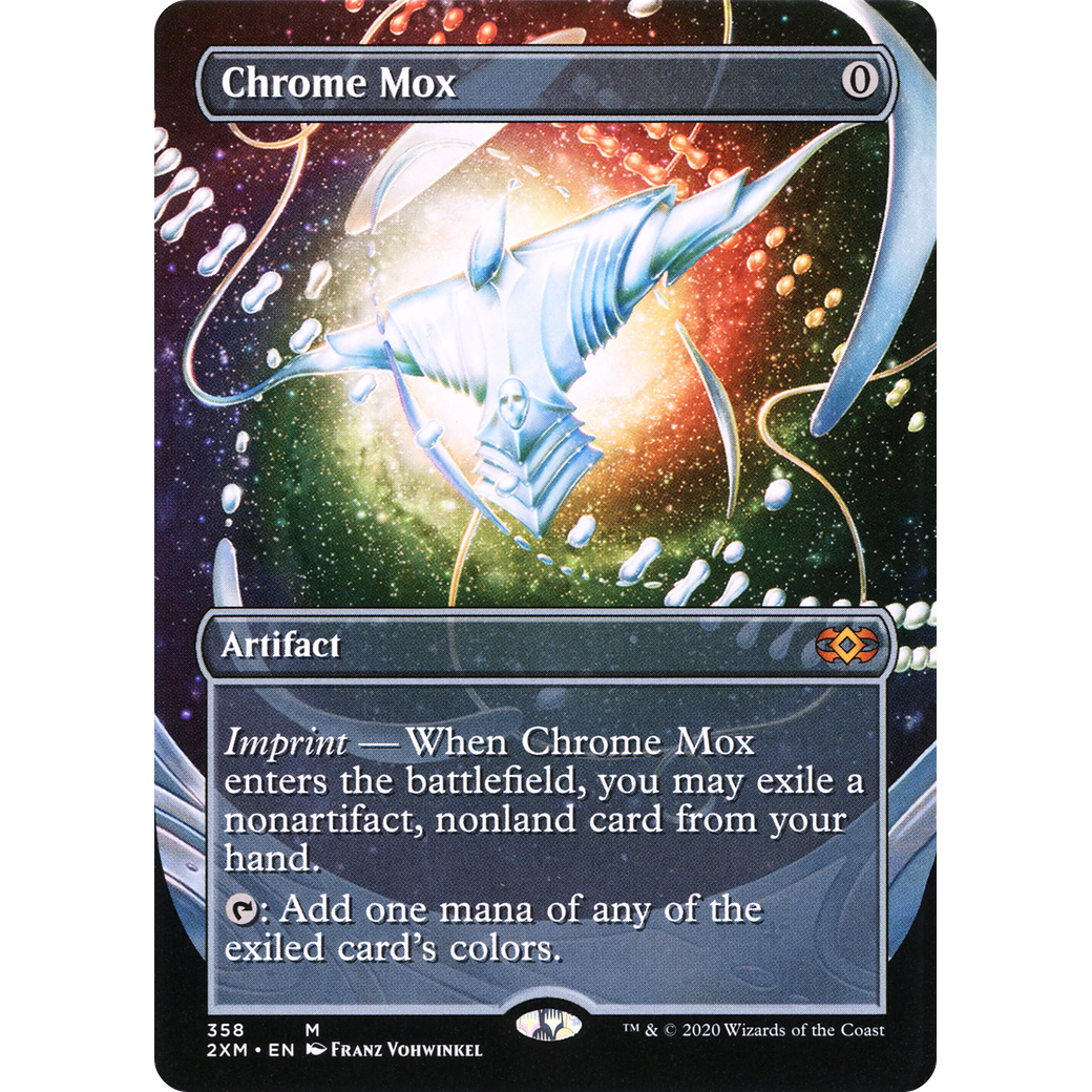 Chrome Mox (Borderless) (2XM-358) - Double Masters (Borderless)