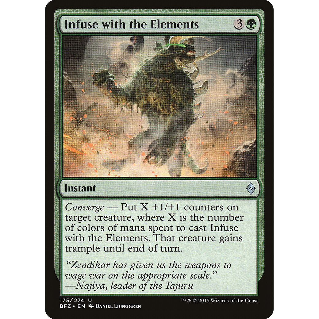 Infuse with the Elements (BFZ-175) - Battle for Zendikar Foil