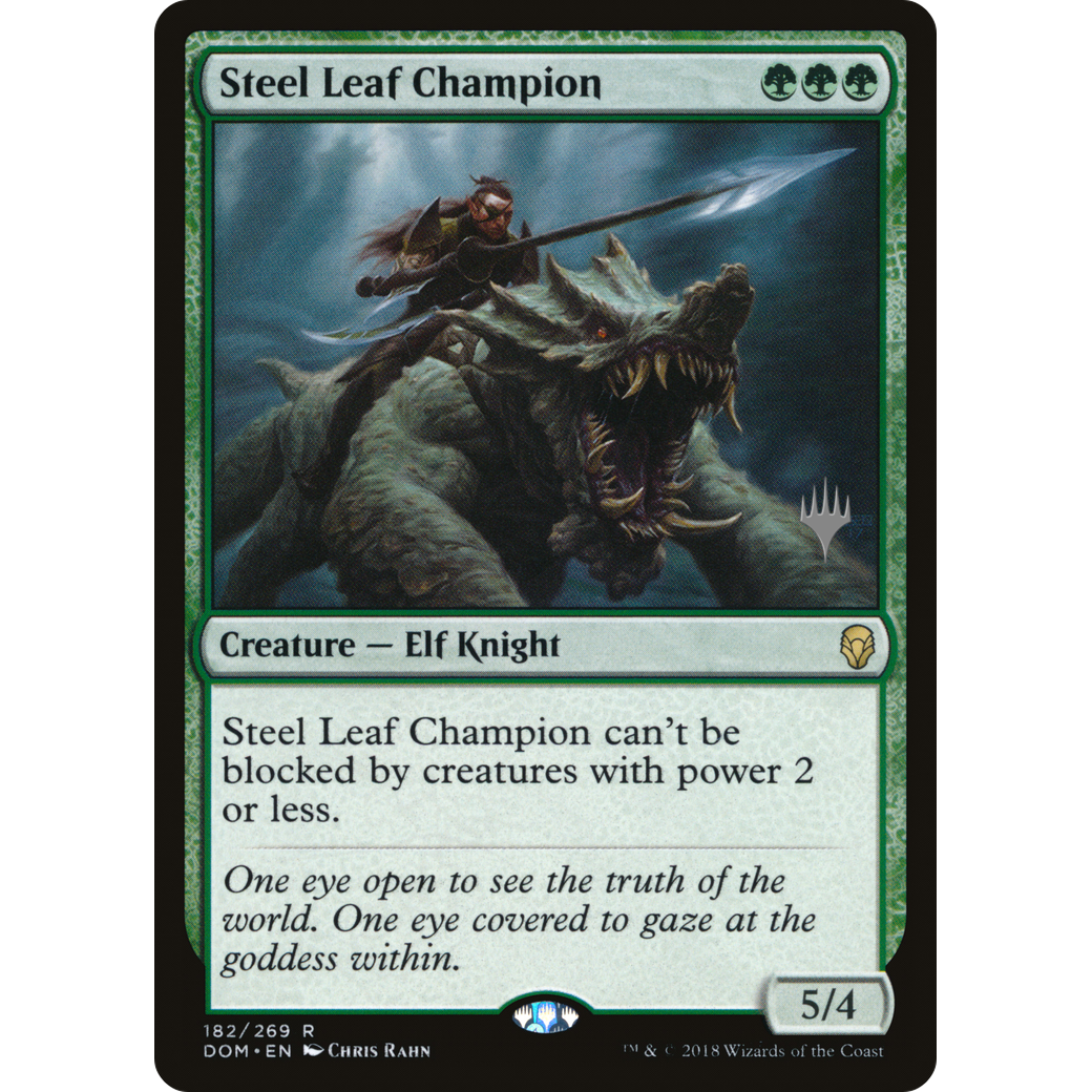 Steel Leaf Champion (PPM20-182) - Dominaria Promos Foil