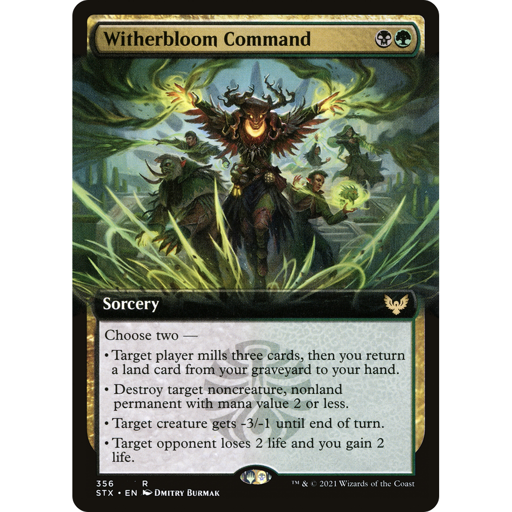 Witherbloom Command (Extended Art) (STX-356) - Strixhaven: School of Mages: (Extended Art) Foil