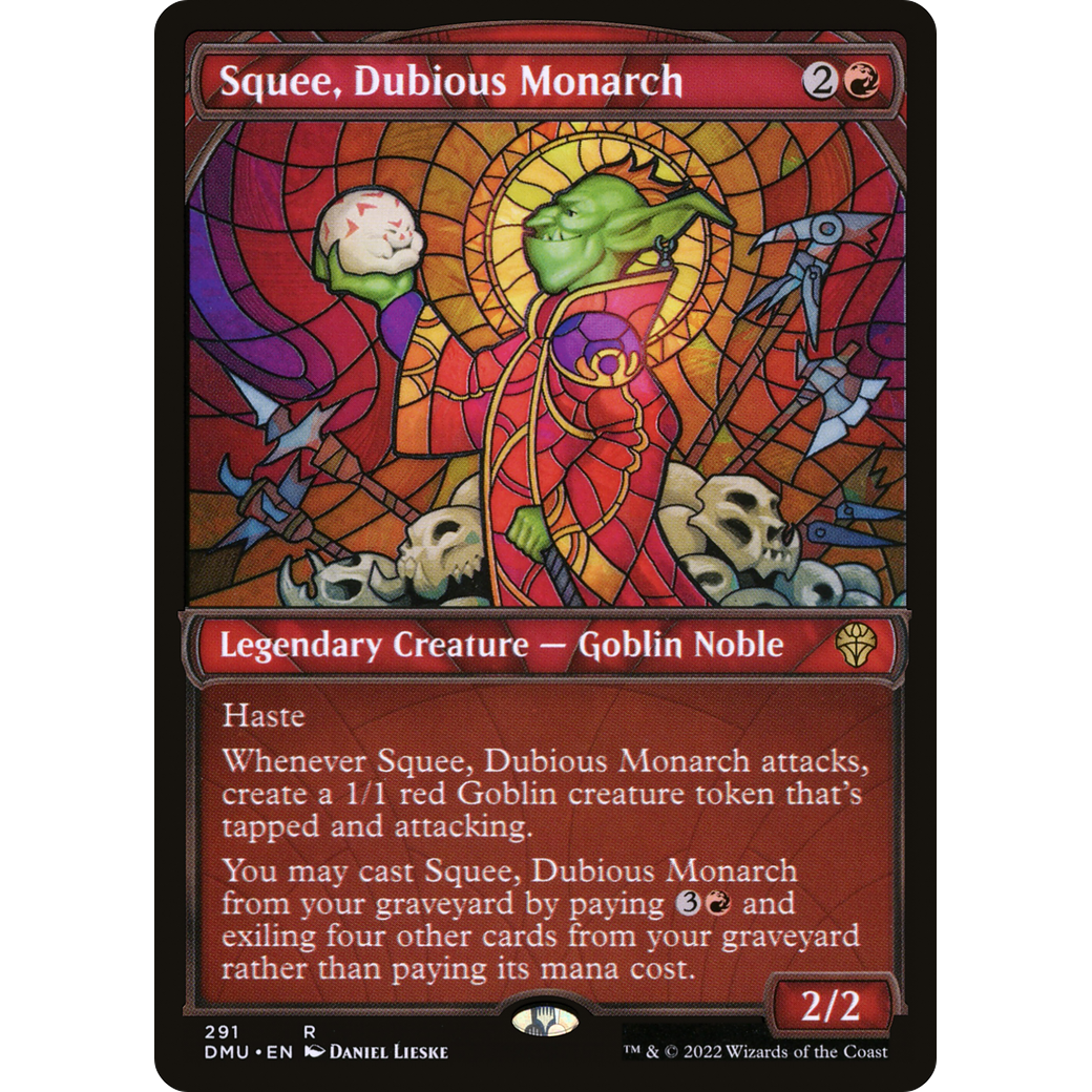 Squee, Dubious Monarch (Showcase) (DMU-291) - Dominaria United: (Showcase) Foil