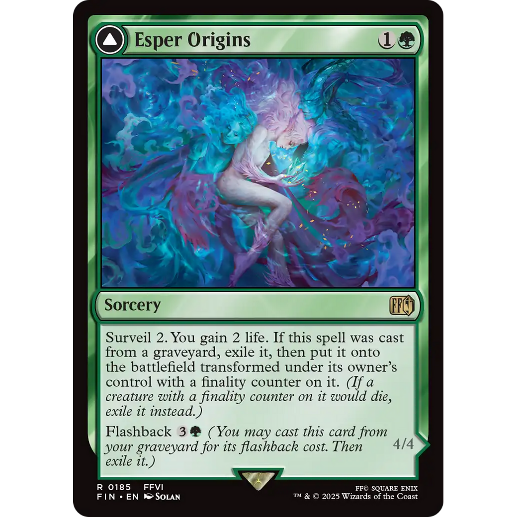 Esper Origins // Summon: Esper Maduin (FIN-185) - FINAL FANTASY: (enchantment) Foil