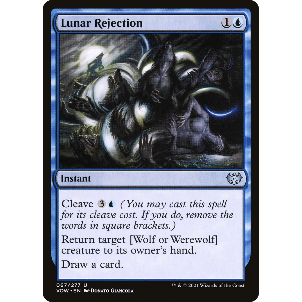 Lunar Rejection (VOW-067) - Innistrad: Crimson Vow Foil
