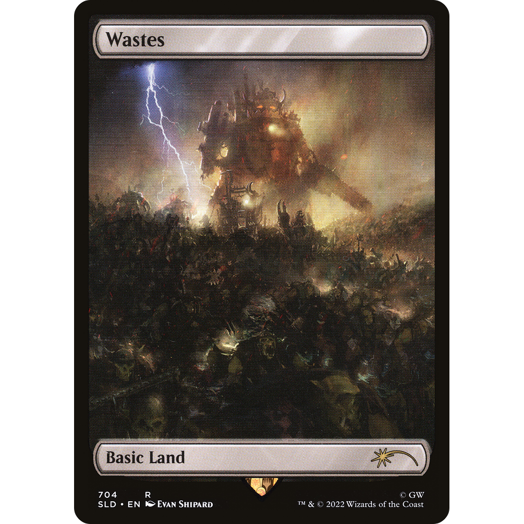 Wastes (704) - Full Art (SLD-704) - Secret Lair Drop Foil