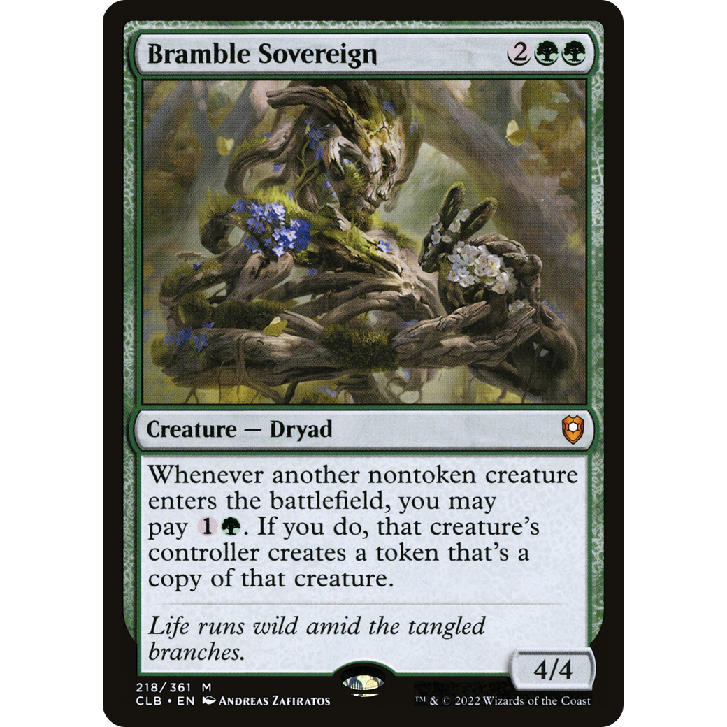 Bramble Sovereign (CLB-218) - Commander Legends: Battle for Baldur's Gate Foil
