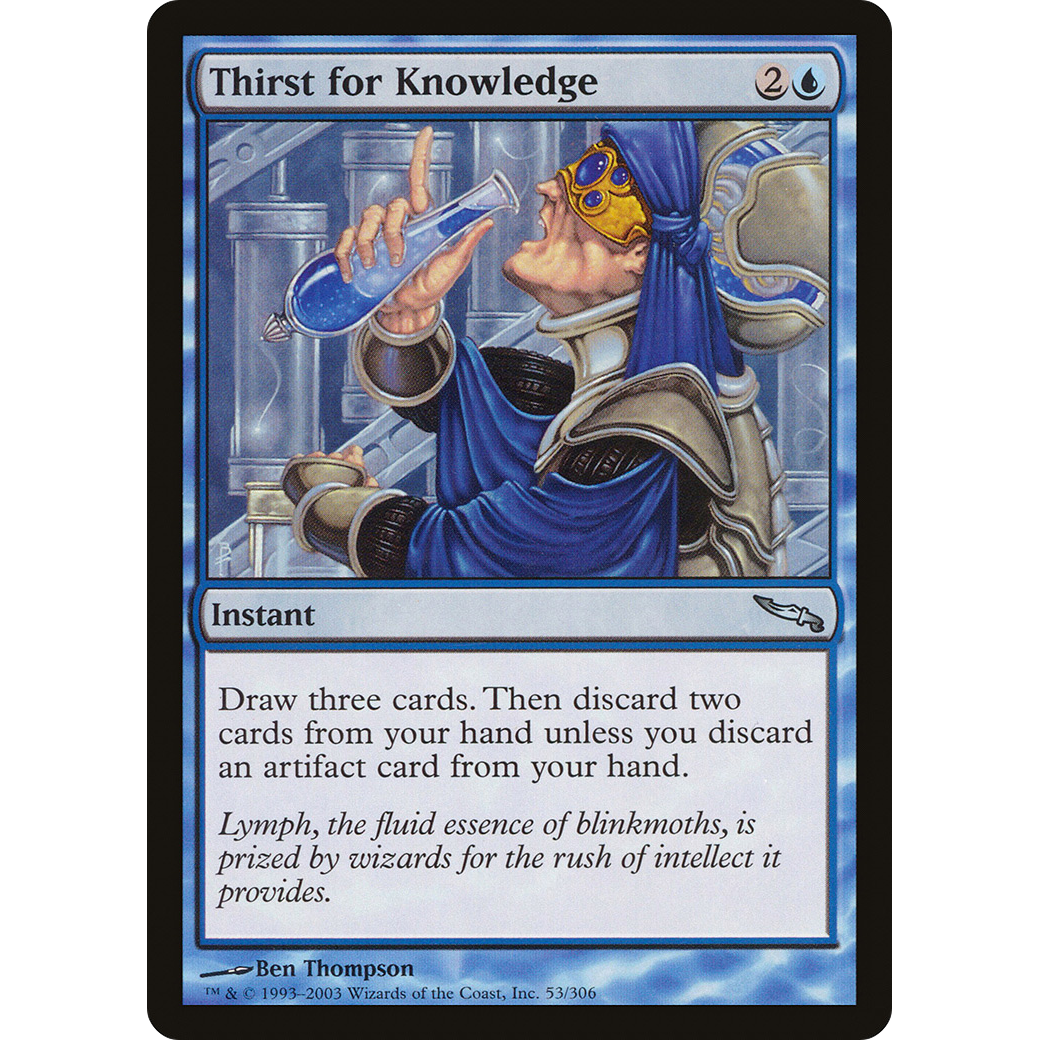 Thirst for Knowledge (MRD-053) - Mirrodin Foil