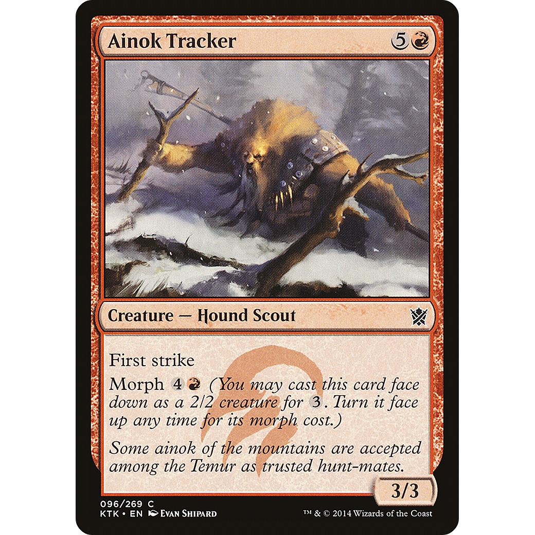 Ainok Tracker (KTK-096) - Khans of Tarkir Foil