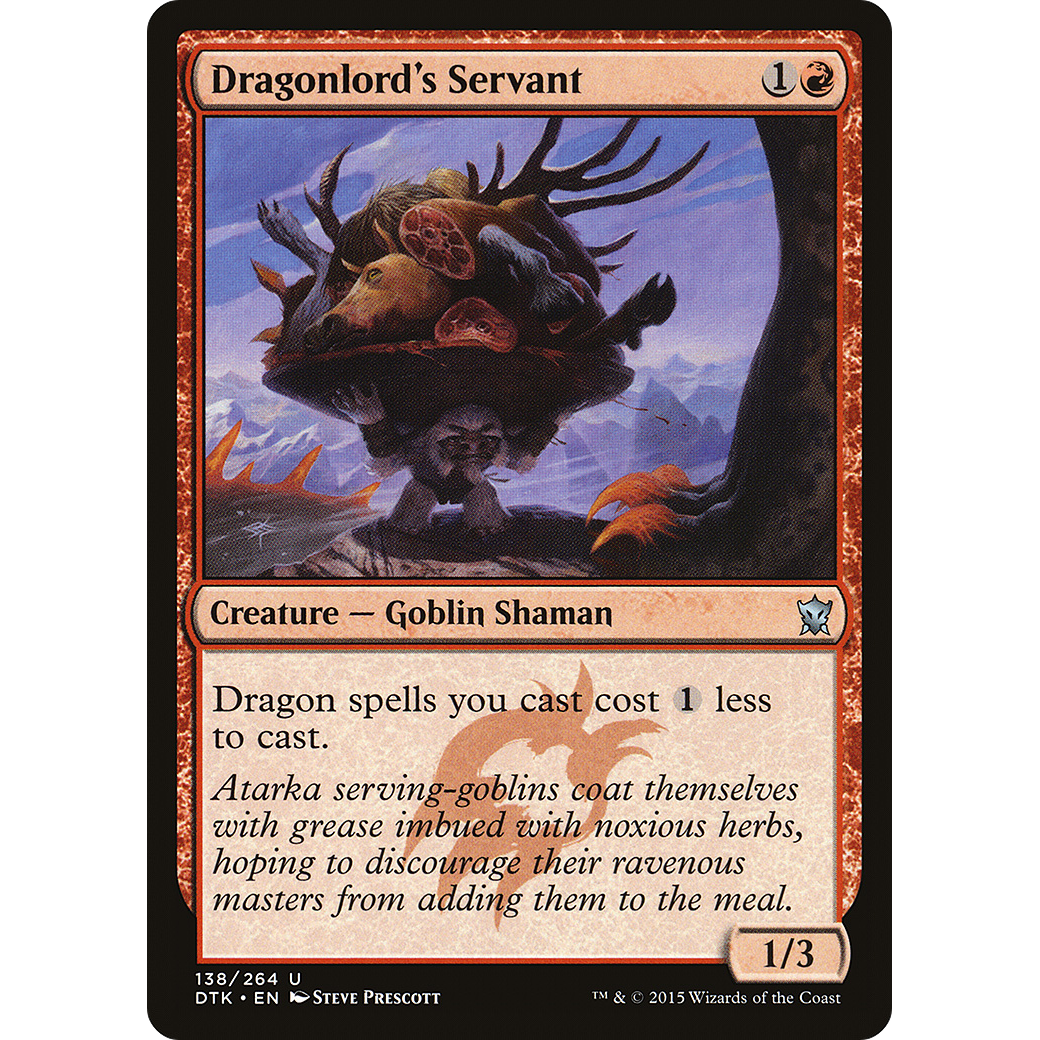 Dragonlord's Servant (DTK-138) - Dragons of Tarkir Foil