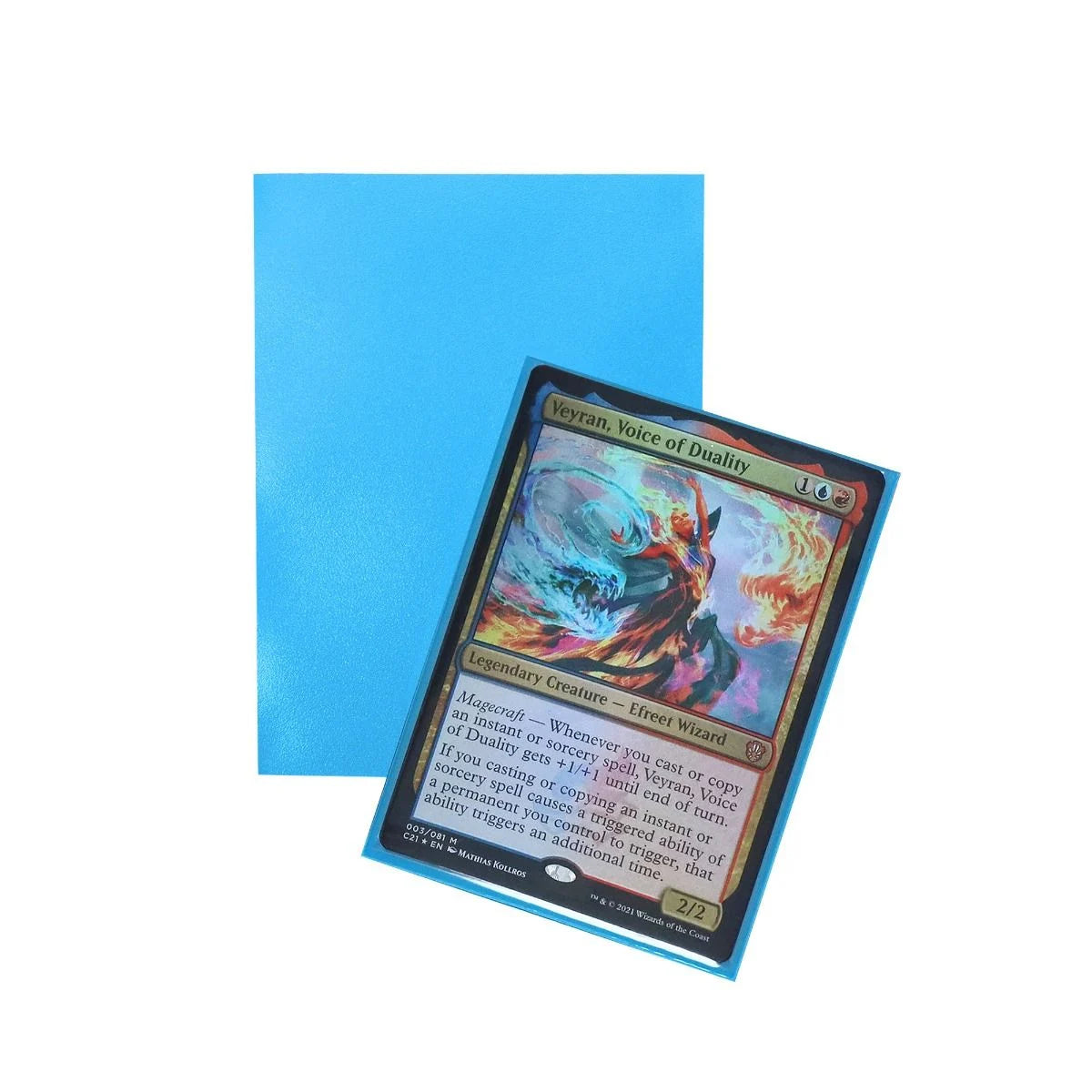 Spectrum: Sky Blue 100ct Iridian Matte Sleeves