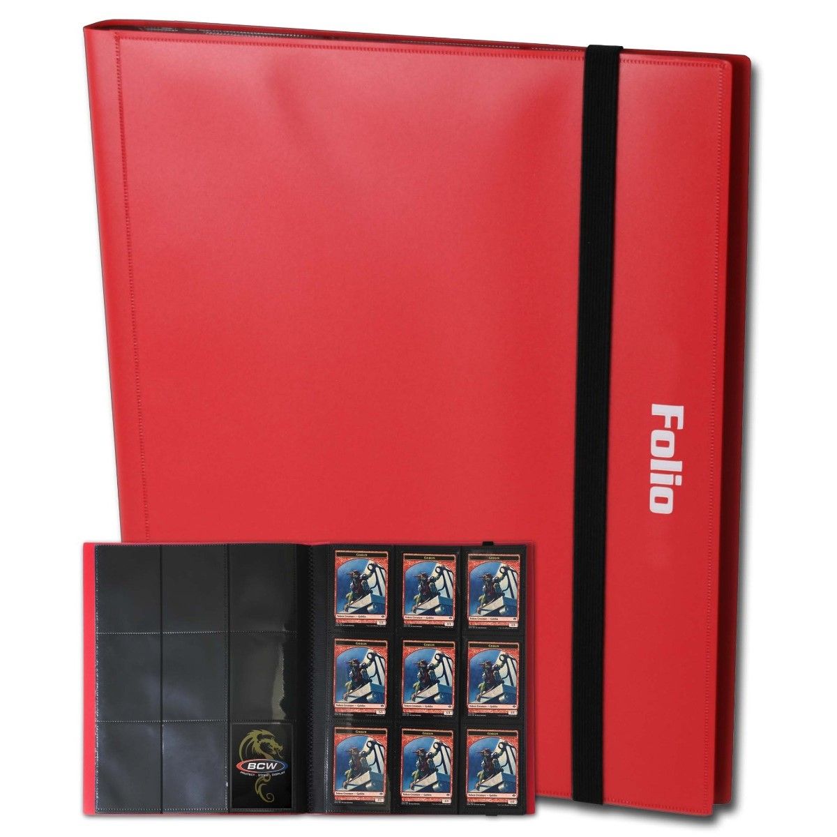 BCW Folio 9-Pocket Album - Red