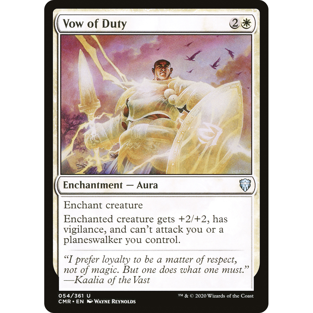 Vow of Duty (CMR-054) - Commander Legends Foil