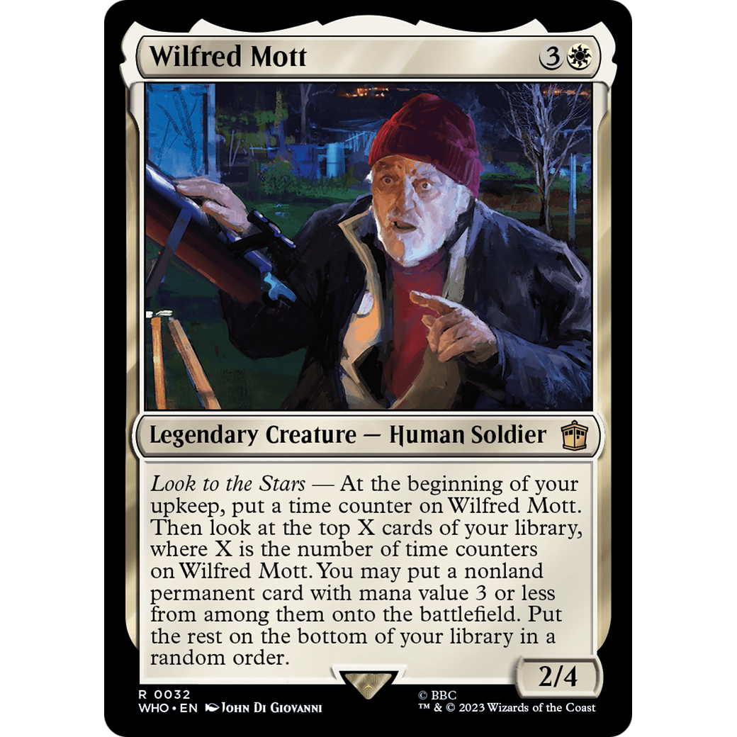 Wilfred Mott (WHO-032) - Doctor Who Foil