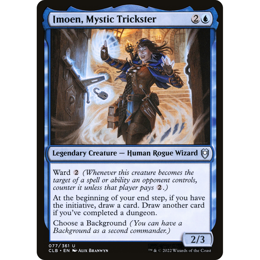 Imoen, Mystic Trickster (CLB-077) - Commander Legends: Battle for Baldur's Gate Foil