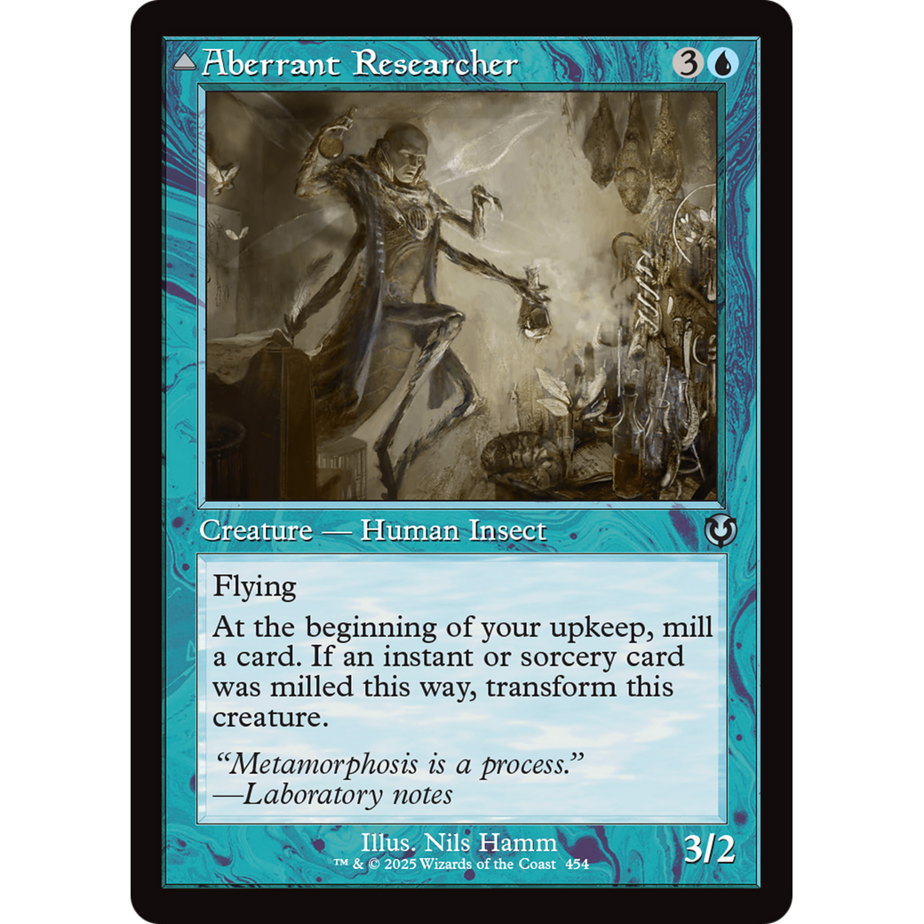 Aberrant Researcher // Perfected Form (INR-052) - Innistrad Remastered Foil