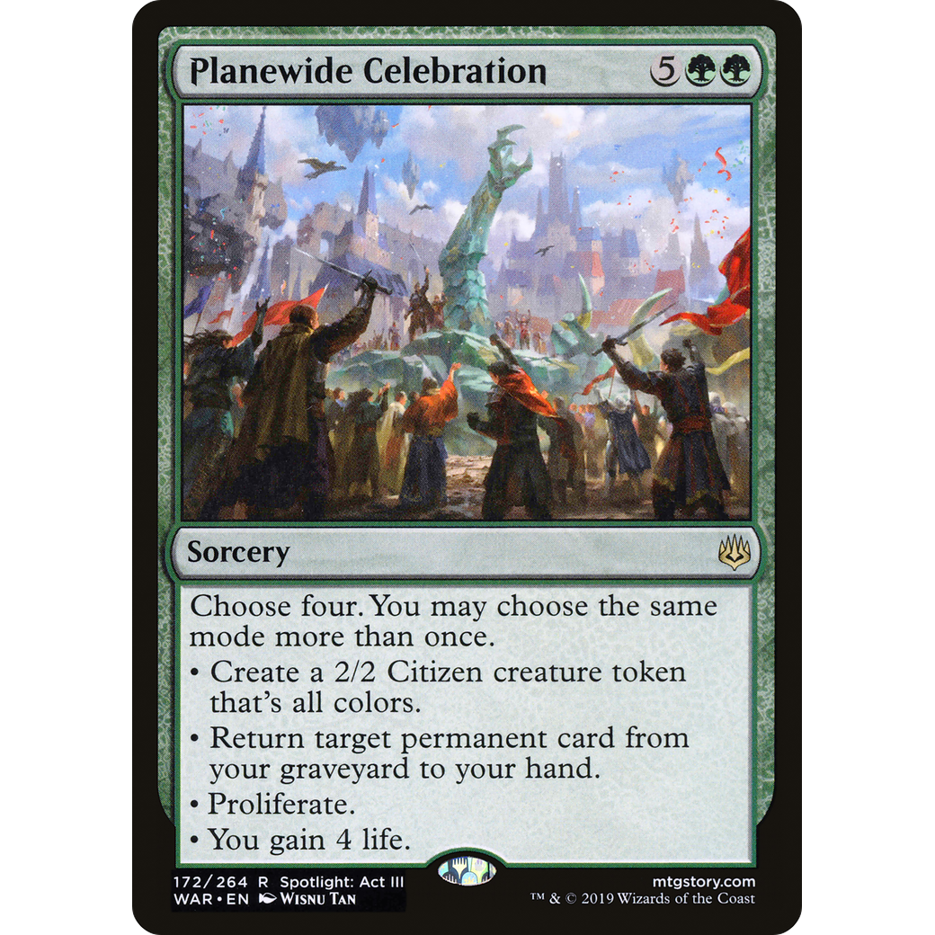 Planewide Celebration (WAR-172) - War of the Spark