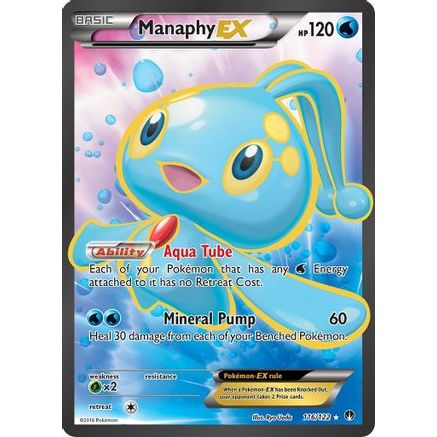 Manaphy EX (Full Art) 116/122 - XY  BREAKpoint Holofoil