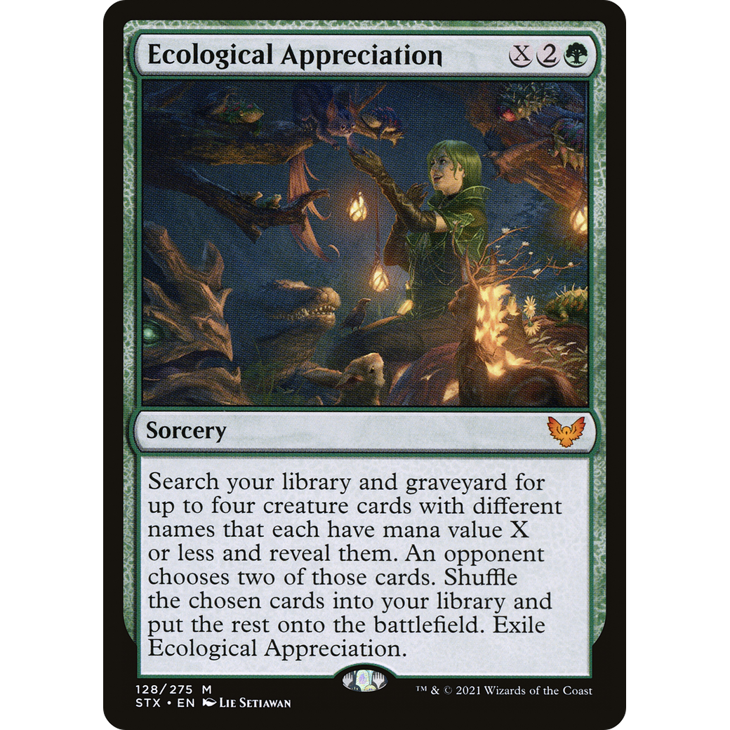 Ecological Appreciation (STX-128) - Strixhaven: School of Mages Foil