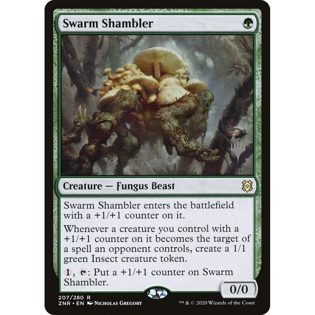 Swarm Shambler (PPZNR-207) - Zendikar Rising Promos Foil