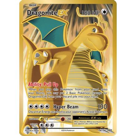 Dragonite EX (Full Art) 106/108 - XY  Evolutions Holofoil