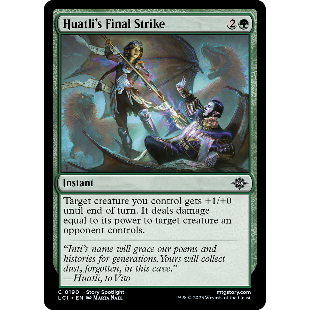 Huatli's Final Strike (LCI-190) - The Lost Caverns of Ixalan