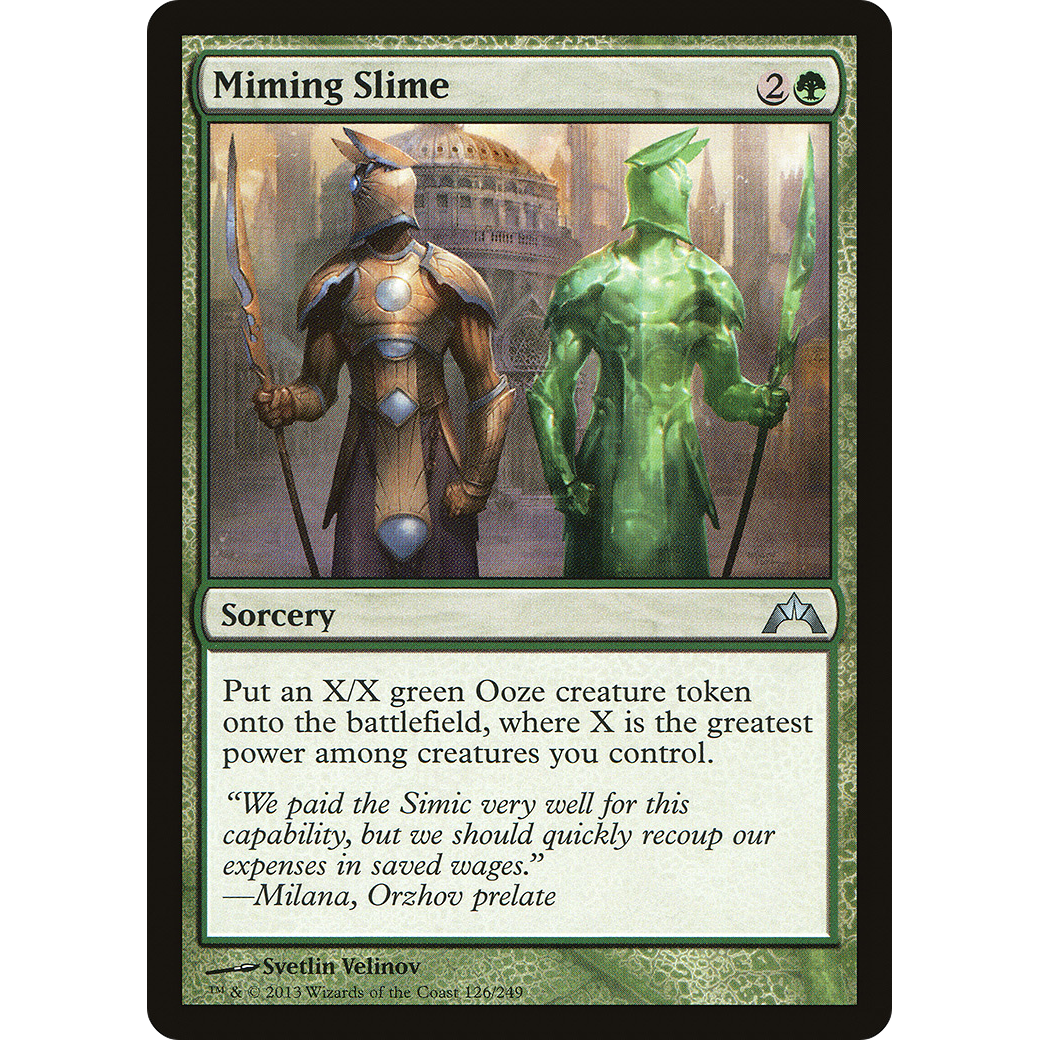 Miming Slime (GTC-126) - Gatecrash Foil