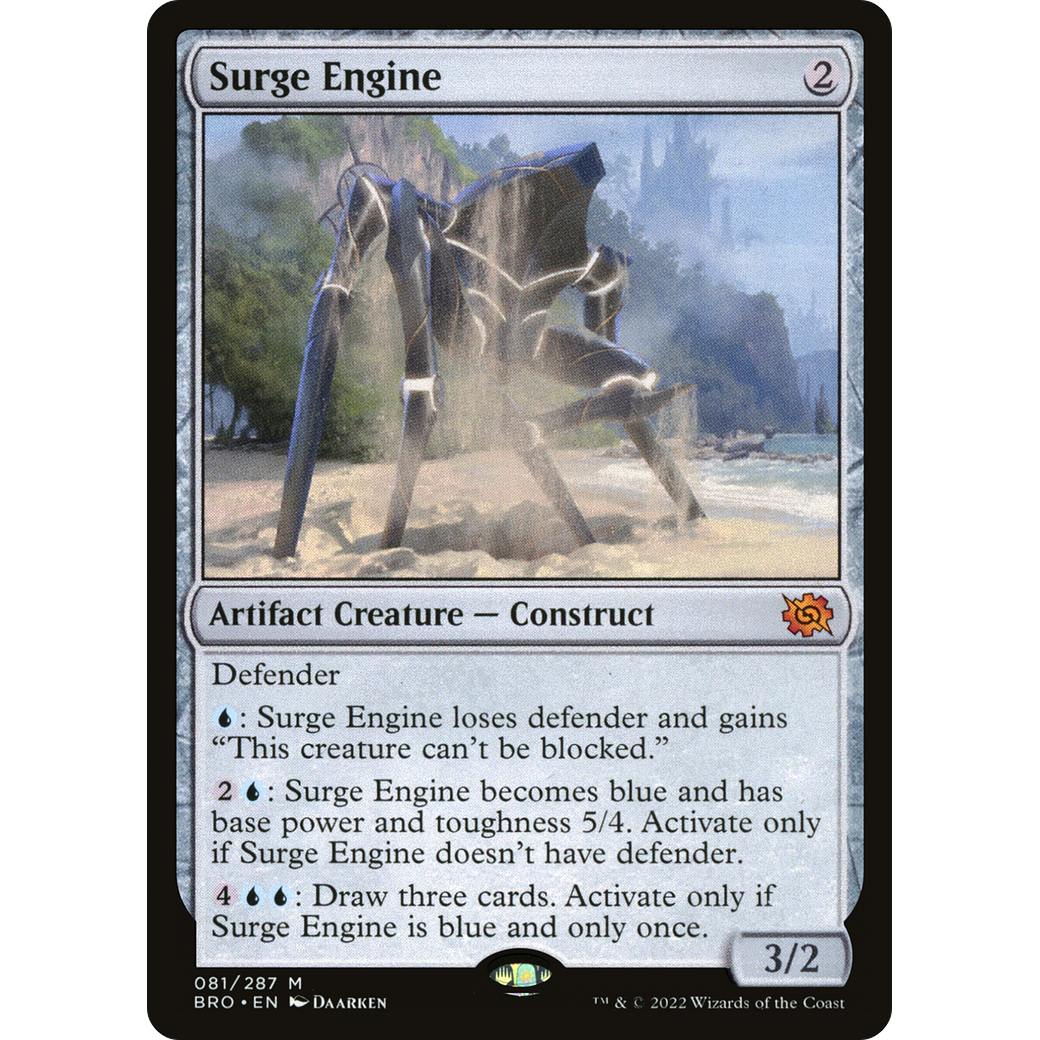 Surge Engine (BRO-081) - The Brothers' War Foil