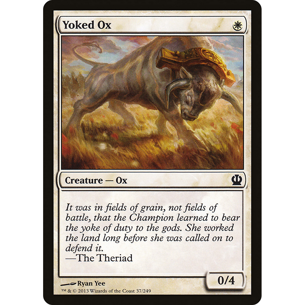 Yoked Ox (THS-037) - Theros Foil
