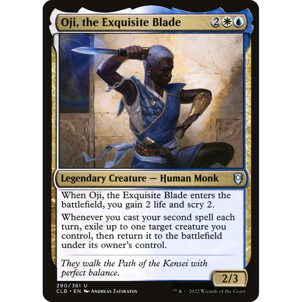 Oji, the Exquisite Blade (CLB-290) - Commander Legends: Battle for Baldur's Gate Foil