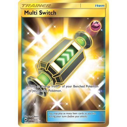 Multi Switch (Secret) 164/147 - SM  Burning Shadows Holofoil