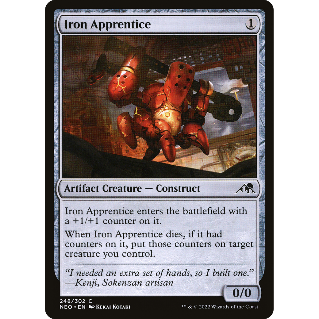 Iron Apprentice (NEO-248) - Kamigawa: Neon Dynasty Foil