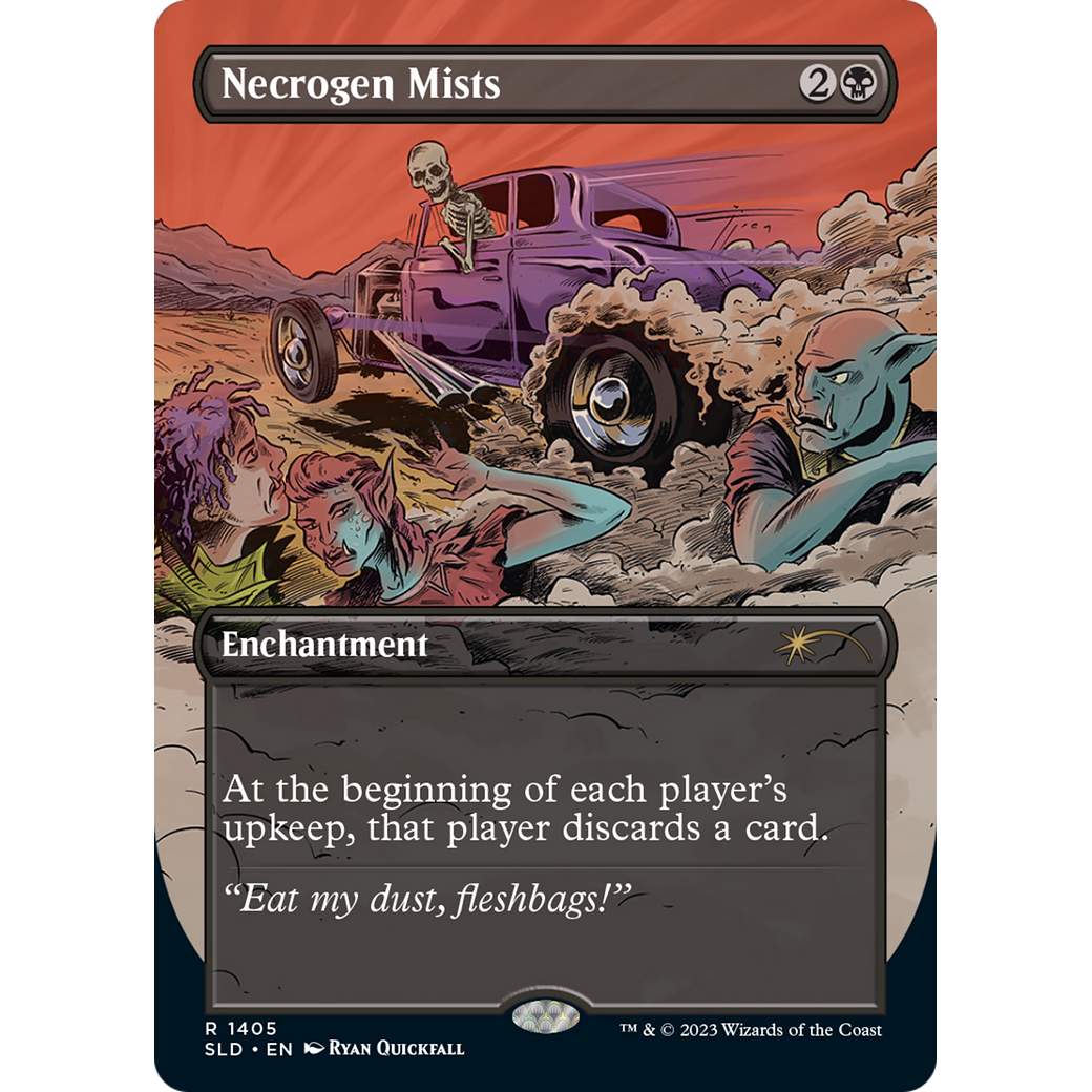 Necrogen Mists (SLD-1405) - Secret Lair Drop (Borderless)