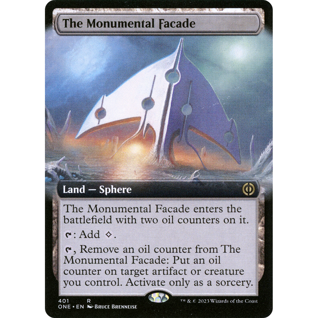 The Monumental Facade (ONE-401) - Phyrexia: All Will Be One: (Extended Art)