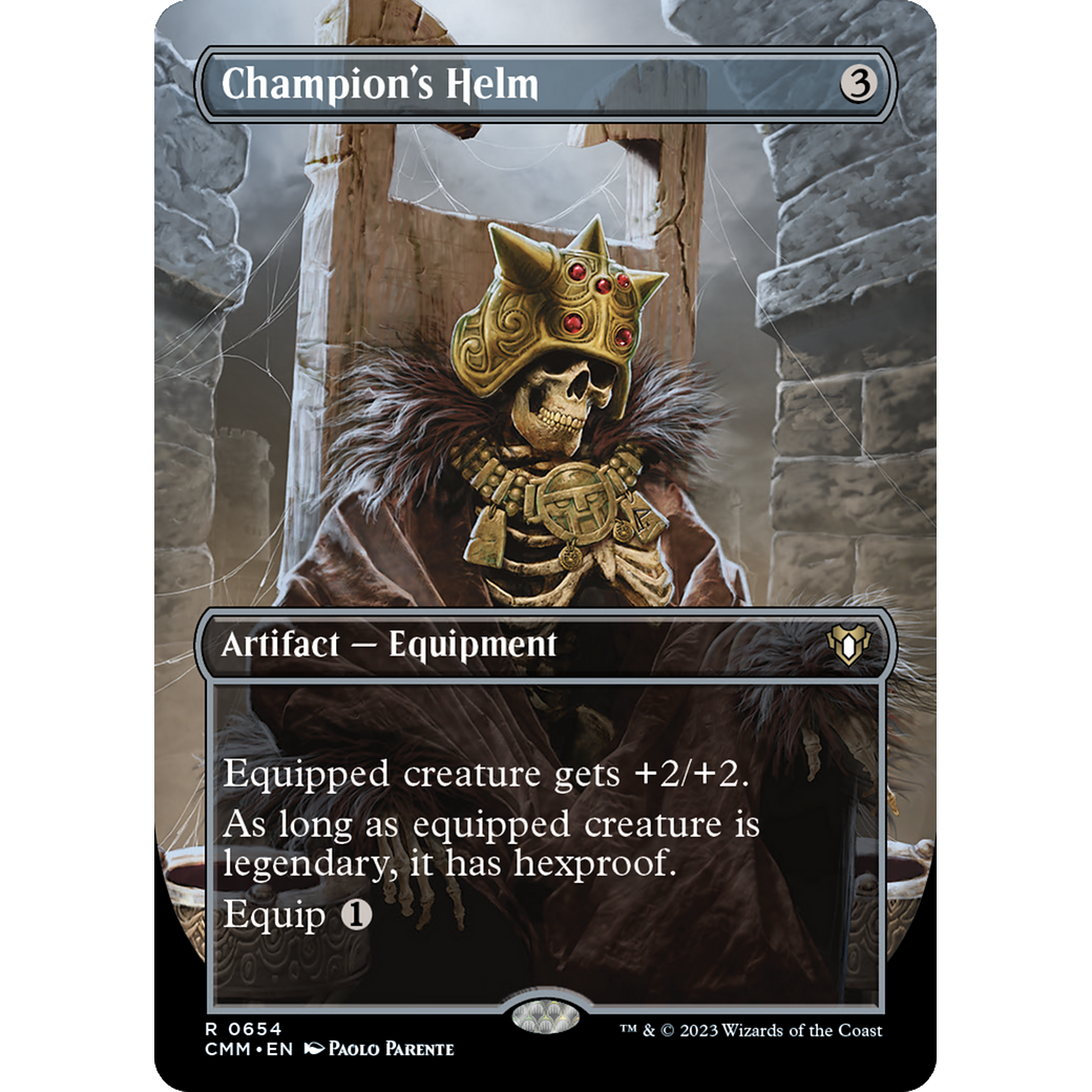 Champion's Helm (CMM-654) - Commander Masters (Borderless)
