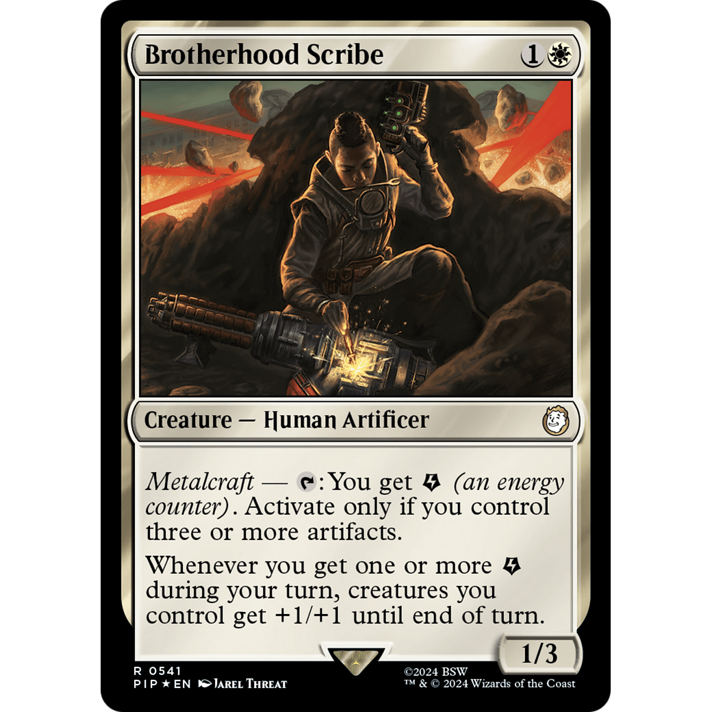 Brotherhood Scribe (PIP-541) - Fallout Foil