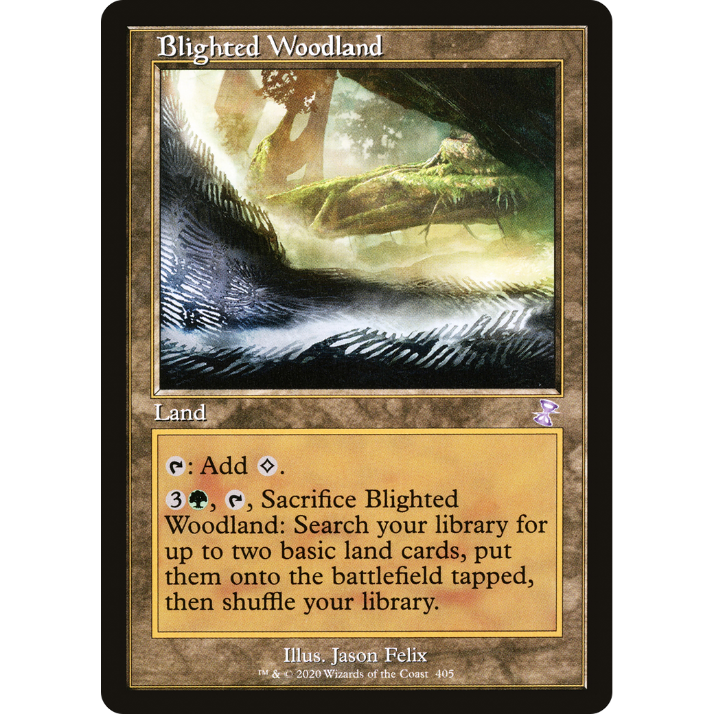 Blighted Woodland (TSR-405) - Time Spiral Remastered Foil