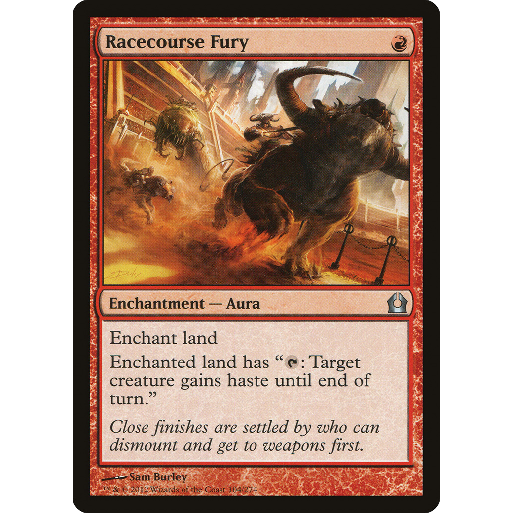 Racecourse Fury (RTR-104) - Return to Ravnica Foil