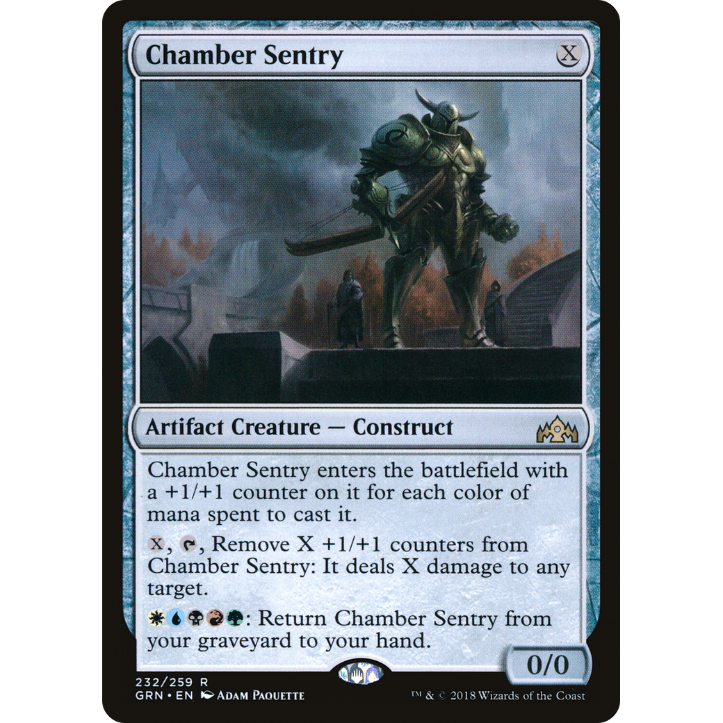 Chamber Sentry (GRN-232) - Guilds of Ravnica Foil