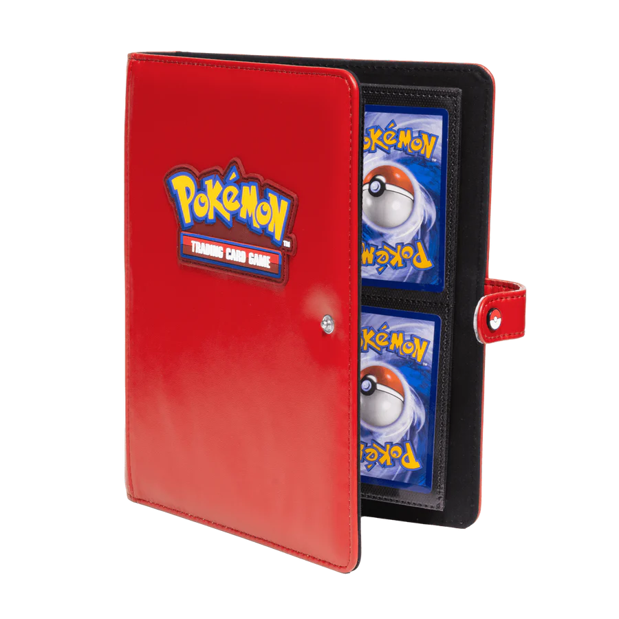 Ultra Pro Pokemon Red Premium 4-Pocket Snap Binder