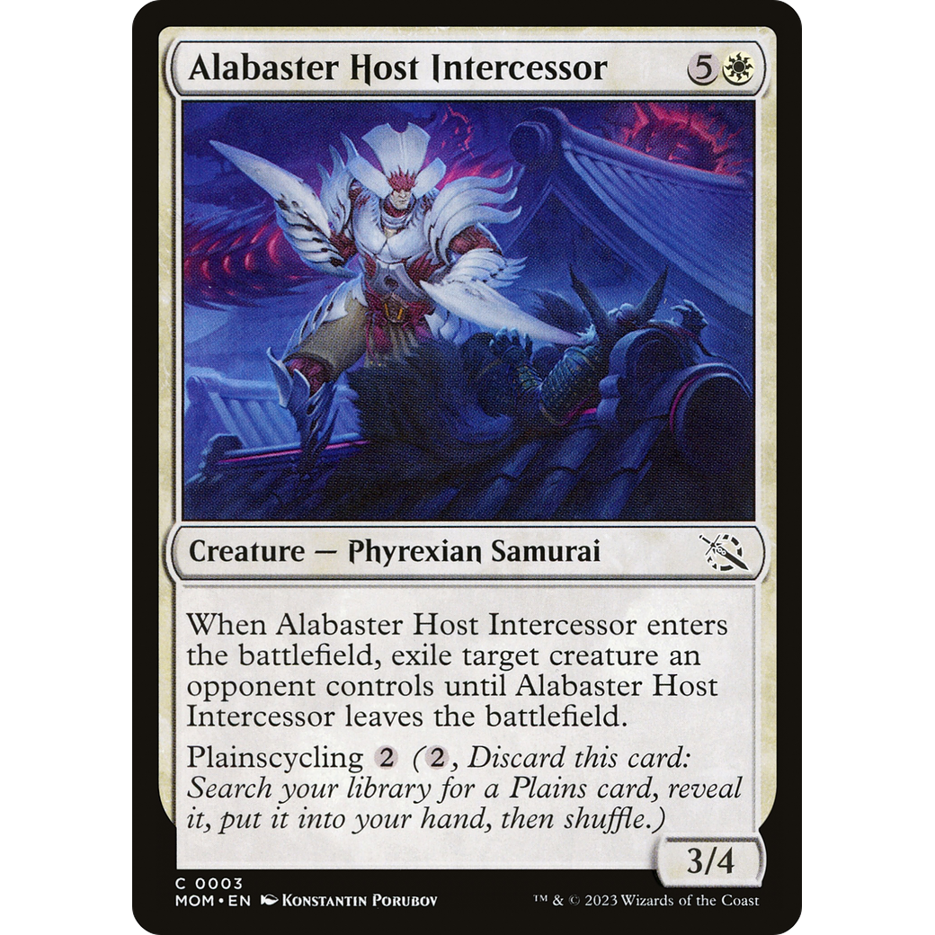 Alabaster Host Intercessor (MOM-003) - March of the Machine