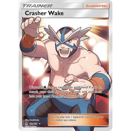Crasher Wake (Full Art) 129/131 - SM  Forbidden Light Holofoil