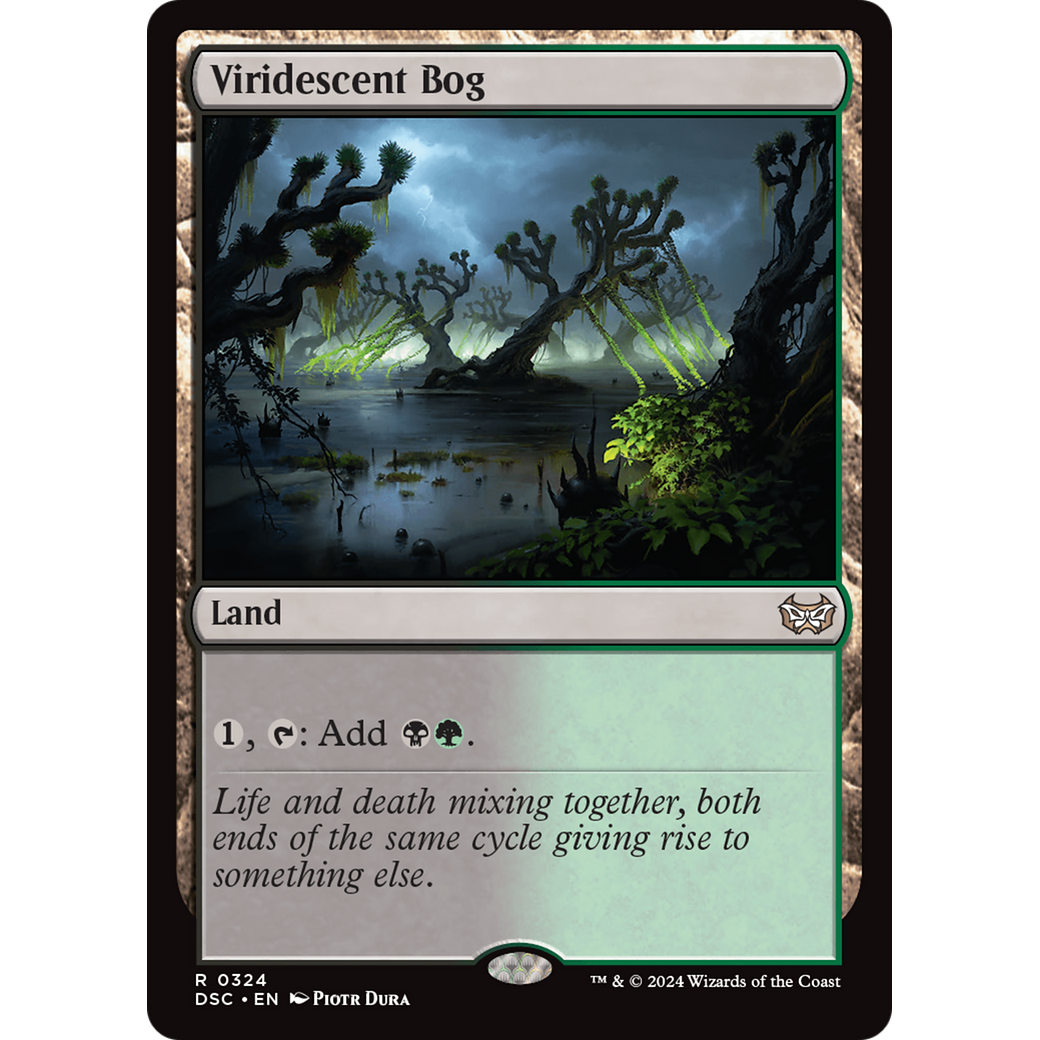 Viridescent Bog (DSC-324) - Duskmourn: House of Horror Commander