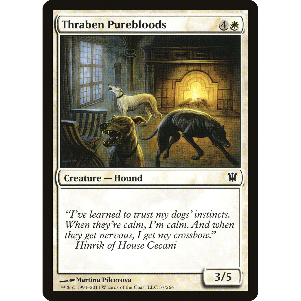 Thraben Purebloods (ISD-037) - Innistrad Foil