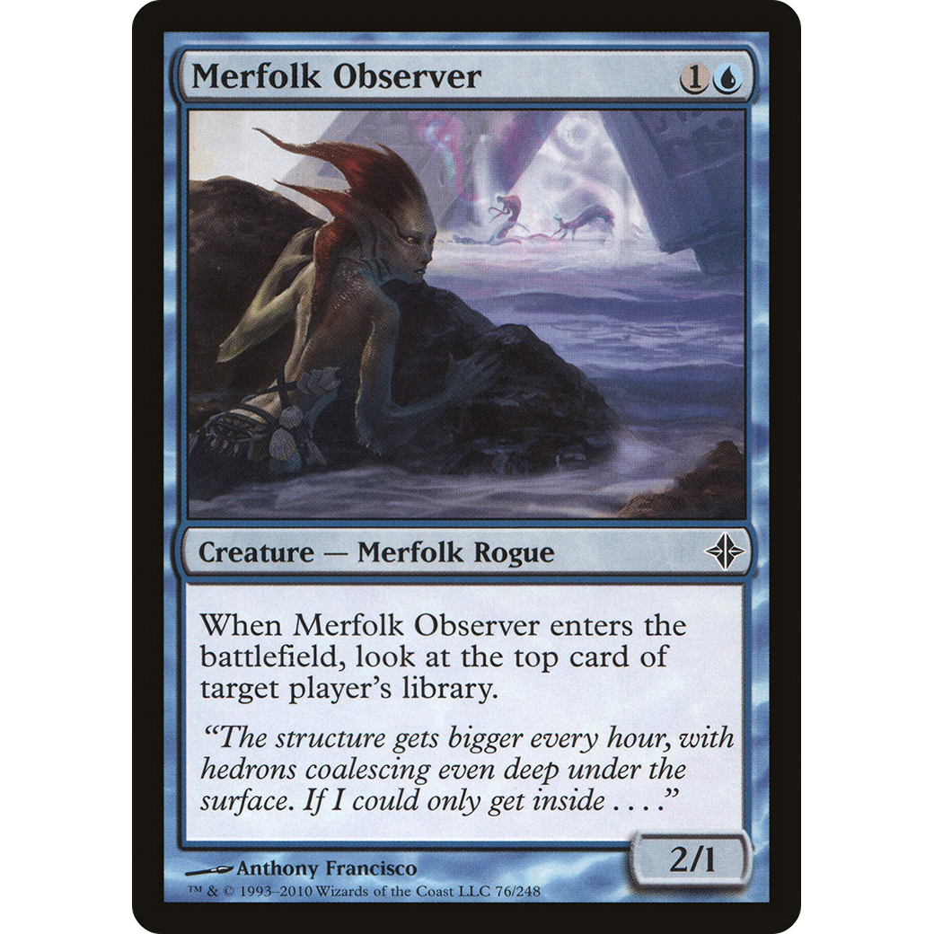 Merfolk Observer (ROE-076) - Rise of the Eldrazi