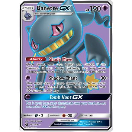 Banette GX (Full Art) 157/168 - SM  Celestial Storm Holofoil