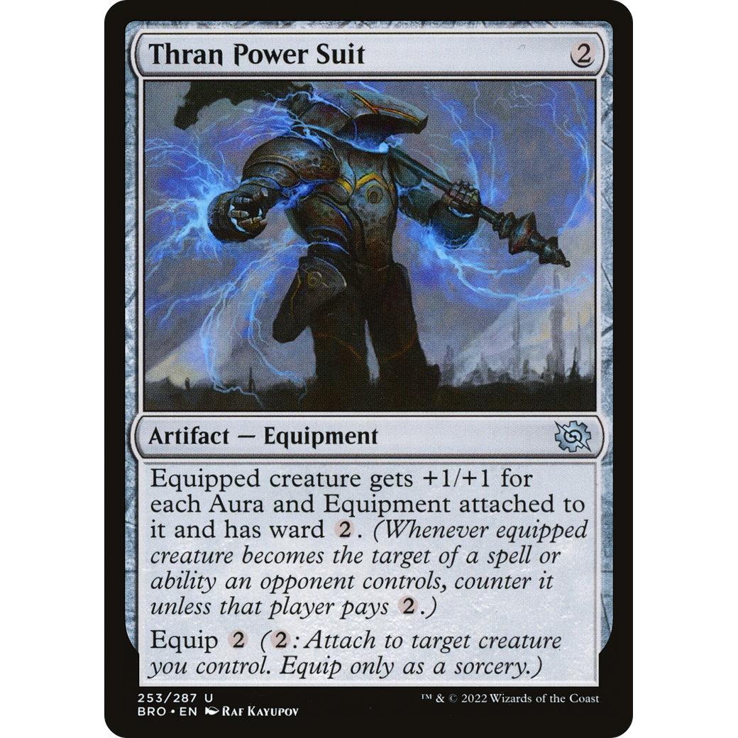 Thran Power Suit (BRO-253) - The Brothers' War