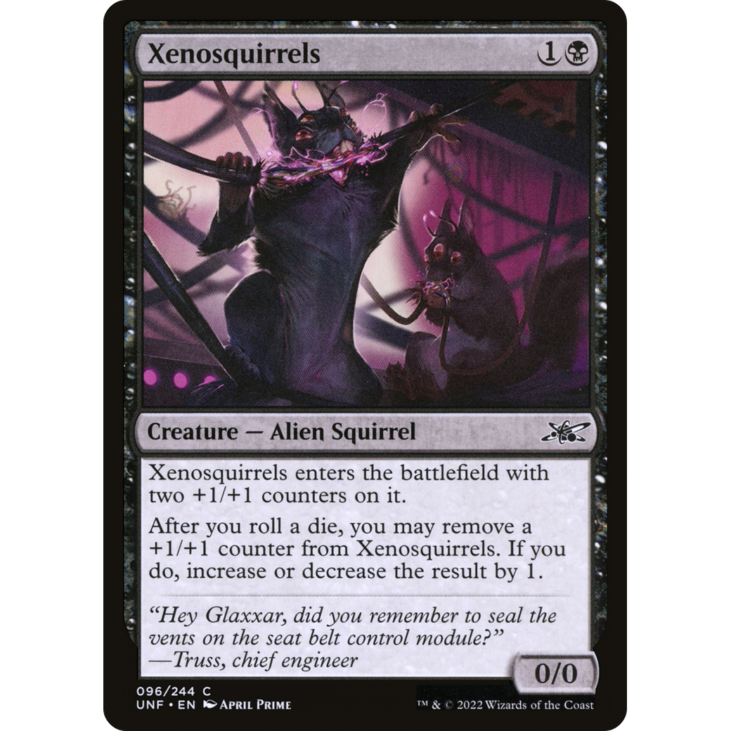 Xenosquirrels (UNF-096) - Unfinity Foil