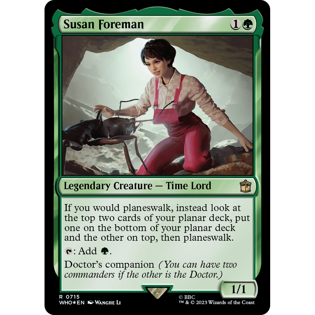 Susan Foreman (Surge Foil) (WHO-715) - Doctor Who Foil