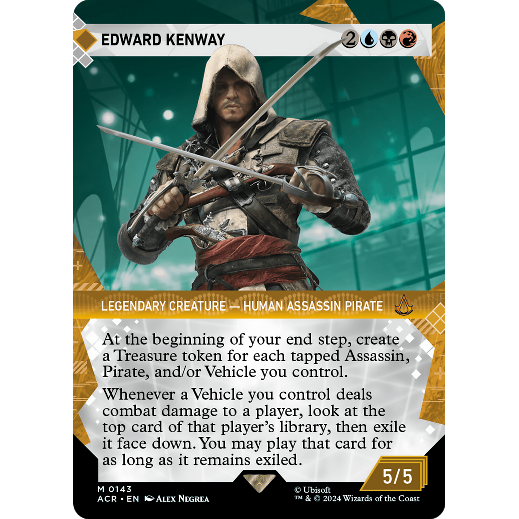 Edward Kenway (Showcase) (ACR-143) - Assassin's Creed: (Showcase) (Borderless)