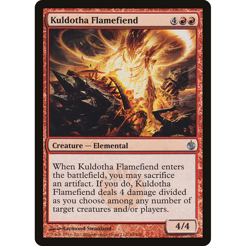 Kuldotha Flamefiend (MBS-069) - Mirrodin Besieged