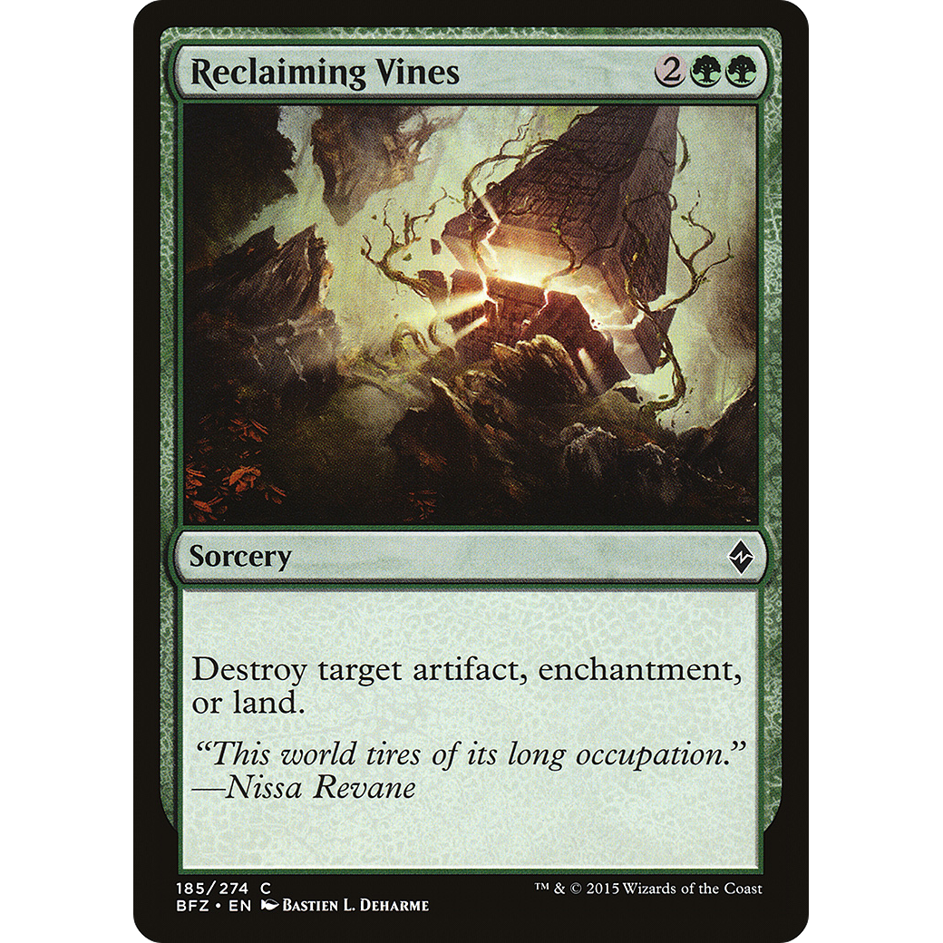 Reclaiming Vines (BFZ-185) - Battle for Zendikar Foil